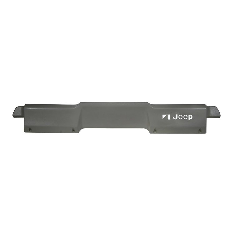 Dash Pad 1976-1986 Jeep CJ, with Embossed Jeep Logo [Light Gray Finish]