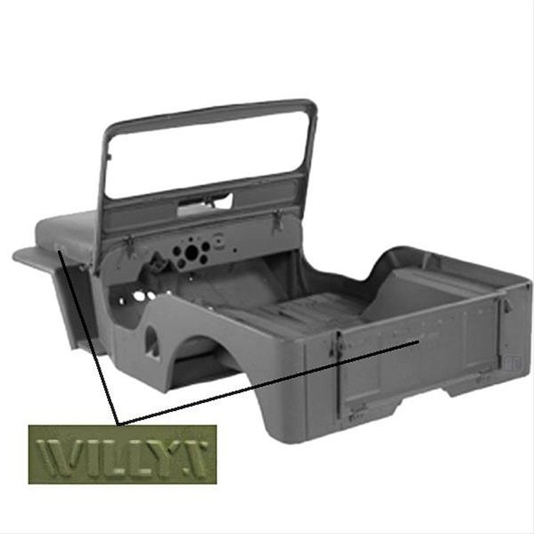 BODY TUB KIT WITH WILLYS