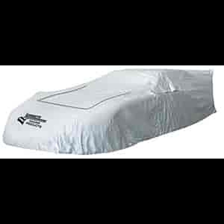 Dirt Late Model Car Cover 300D PU silver-coated polyester