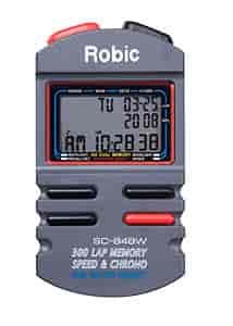 Robic™ SC 848W Stopwatch 300 lap Memory