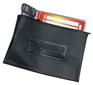 Clipboard Padded Storage Pouch Black Vinyl Outside Foam Padding Inside