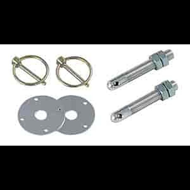 Steel Hood Pin Kit 3/8" - 24 2/pkg
