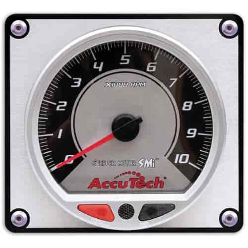 SMI Silver Face Memory Tachometer Panel 4.5" Diameter Gauge