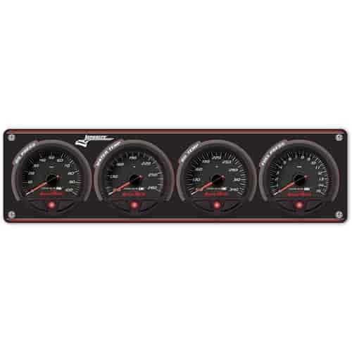 Four Gauge Panel Oil Pressure Gauge: 0-100 PSI
