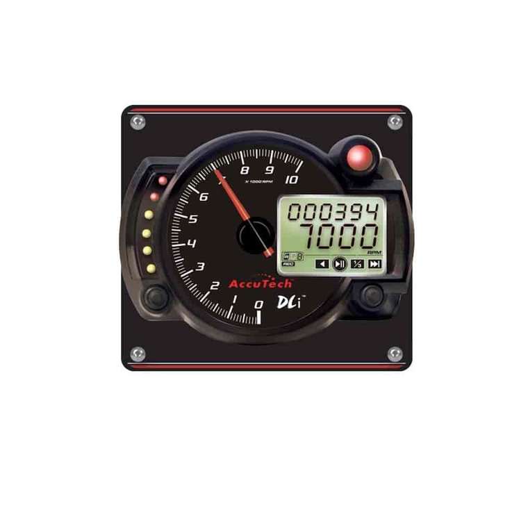 52-44479 Accutech DLI 'Stepper Motor' Data Logging Tach In Aluminum Panel