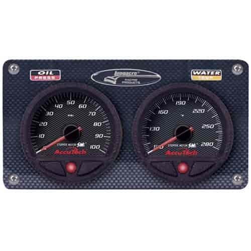 Two Gauge Panel Oil Pressure Gauge: 0-100 PSI