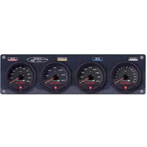 Four Gauge Panel Oil Pressure Gauge: 0-100 PSI