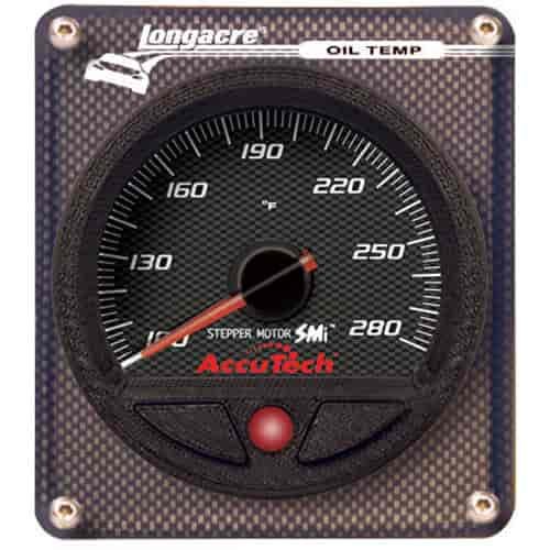 Stepper Motor Gauge Oil Temp Gauge: 100-280 Degrees