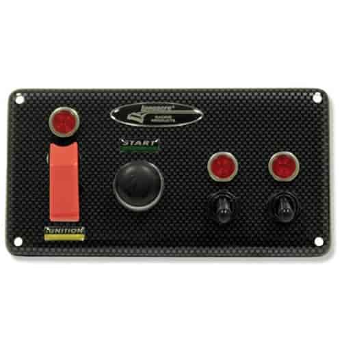 Molded CF Switch Panel 4 Switch