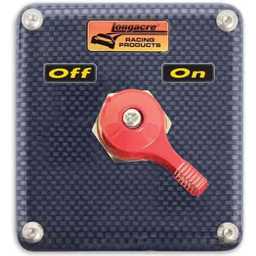 Battery Disconnect Switch - 4 Terminal With Carbon Fiber Look Panel