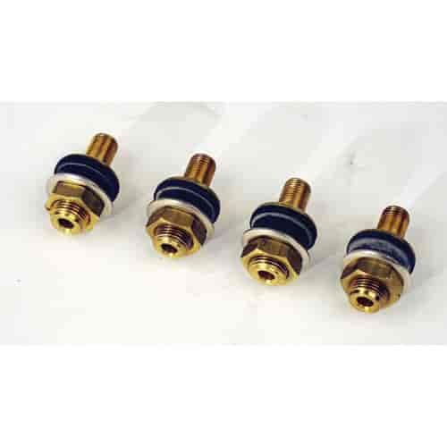 Low Profile Brass Valve Stems Includes Hight Temp Grommets