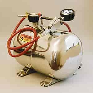 Lightweight Portable Air Tank 0-60 PSI Analog Tire Gauge Included