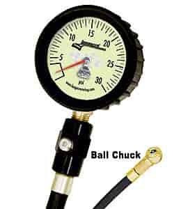Deluxe 2-1/2" Tire Pressure Gauge 0-30 PSI