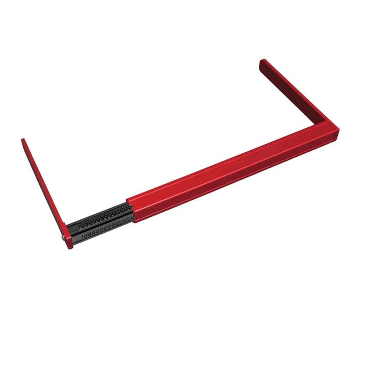 Economy Aluminum Stagger Gauge Measures From 62" To 115" In 1/8" Increments