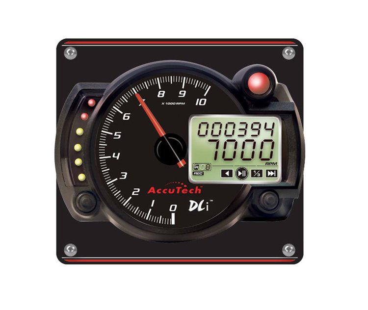 52-44479 Accutech Dli 'Stepper Motor' Data Logging Tach In Aluminum Panel