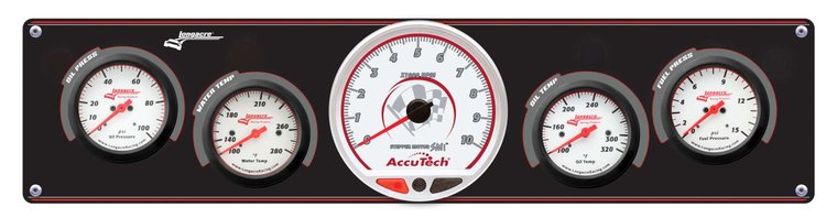 52-46910 Sportsman Elite 4 Gauge Panel Tach Oil P., Water Tem., Oil Tem., Fuel P.