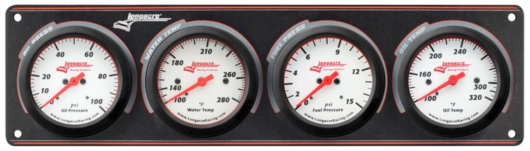 52-46916 Sportsman Elite 4 Gauge Panel Oil Press., Water Temp., Oil Temp., Fuel Press.