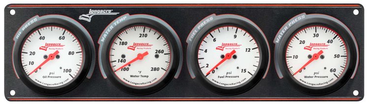 52-46917 Sportsman Elite 4 Gauge Panel Oil P., Water Tem., Water P., Fuel P.