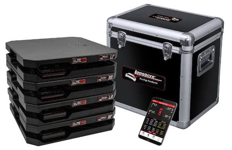 52-82691 Elite Pro Wireless Single-Load Cell Scales 12 in. Pads w/1100 lb. Capacity Each [Includes Tablet]
