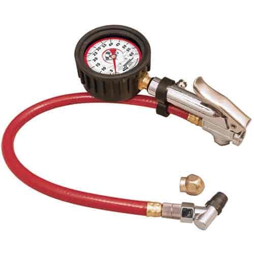 Liquid-Filled Deluxe Tire Pressure Gauge 60 psi