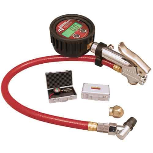 Quick-Fill Digital Tire Pressure Gauge 0-60 psi