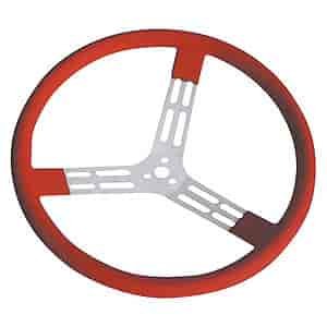 17" Aluminum Steering Wheel Red