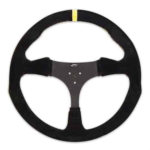 13" Suede Flat Aluminum Karting Steering Wheel