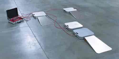 AccuSet II Snowmobile Computer Scales Four 12" x 12" x 2.5" Pads