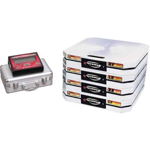 AccuSet II Wireless Computer Scales Four 12" x 12" x 2.5" Pads