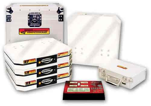 DXI Wireless Computer Scales Four 15" x 15" x 2.5" Dual Cell Pads