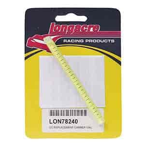 52-78240 Replacement Camber Vial, 0-6-Deg With Lines