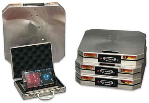 DXI Wireless Computer Scales Four 12" x 12" x 2.5" Dual Cell CNC Pads