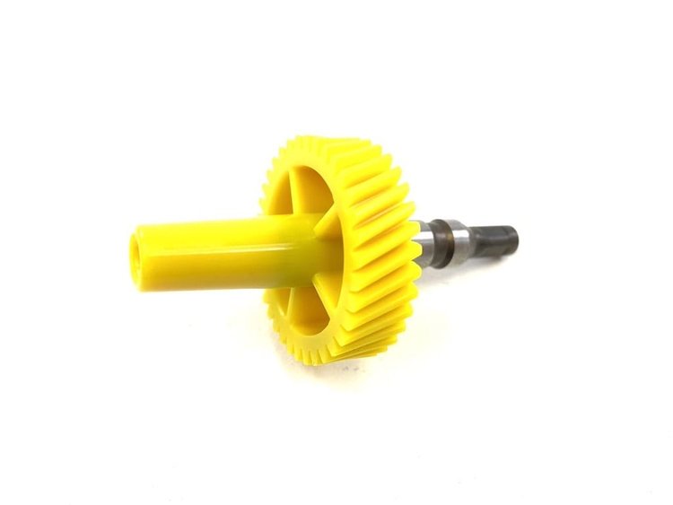 FC-D5005 35 Tooth Speedometer Gear Short Shaft, Yellow for Jeep Cherokee, Jeep Grand Cherokee, Jeep Wrangler