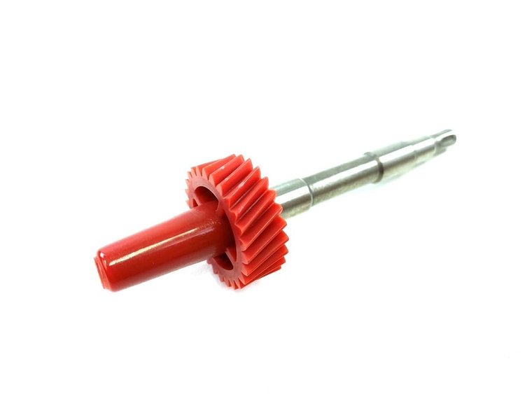 FC-D5011 26 Tooth Speedometer Gear Long Shaft, Red