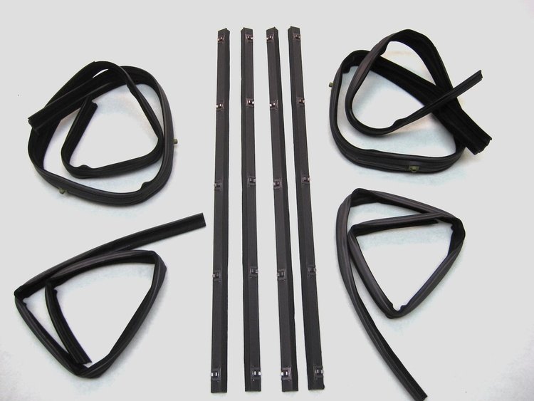 FC-KD1001A Belt Weatherstrip--Window Channel Kit, Front Upper & Division Bar Inner/Outer Driver & Passenger Side