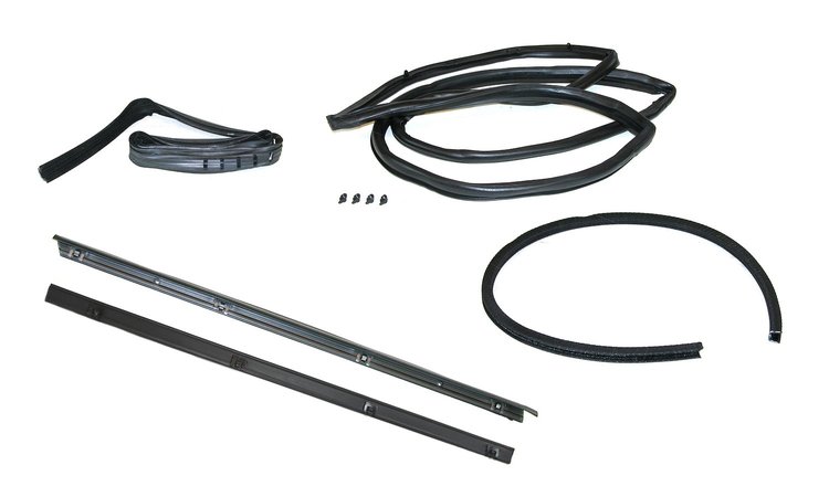 FC-KD1010B Belt, Channel, Seal Kit, Passenger Side for 1976-1986 Jeep CJ7, 1981-1986 Jeep Scrambler