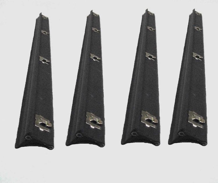 FC-KD2030 Belt Weatherstrip Kit, Front Inner/Outer Driver & Passenger Side for 1984-1991 Jeep Grand Wagoneer