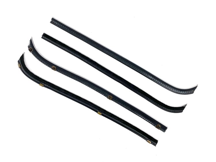 4 PC Front Belt Weatherstrip Kit for 1947-1958 Jeep Willys