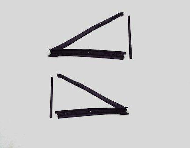 FC-KD4020 Vent Window Seal, Rear Vertical Kit, Driver & Passenger Side for 1984-1991 Jeep Grand Wagoneer