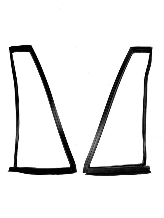 FC-KD4162 Vent Window Seal Kit, Driver & Passenger Side for 1972-1975 Jeep CJ6, 1976-1986 Jeep CJ7, 1981-1986 Jeep Scrambler