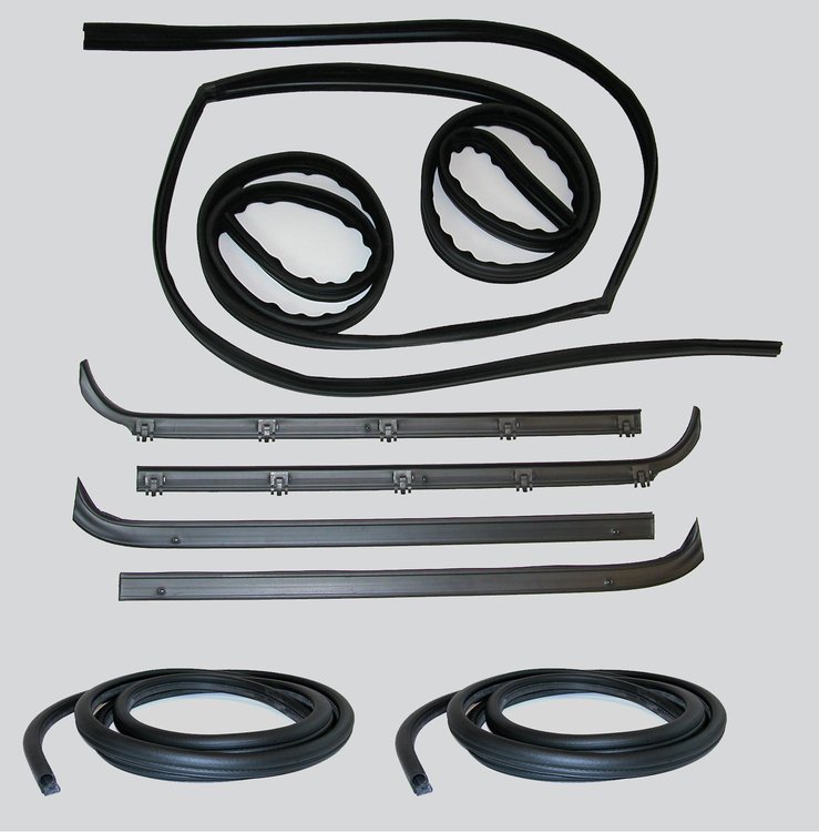 KF1001-8 Belt Window Weatherstrip Kit Fits 1980-1986 Ford F-150, Ford Bronco Models
