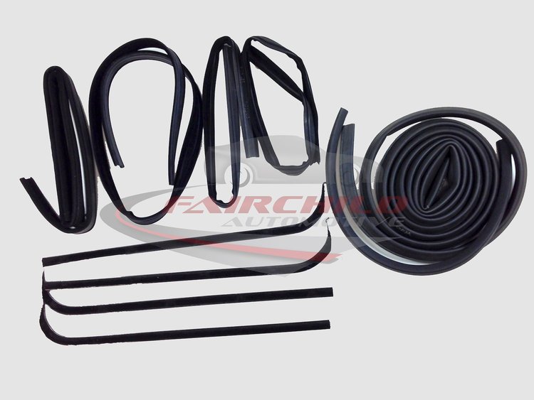 FC-KF1003-10 Belt Weatherstrip--Window Channel--Door Seal Kit, Driver & Passenger Side for Ford F-100, Ford F-250, Ford F-350
