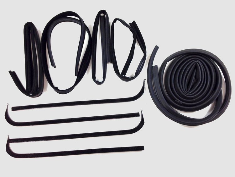 FC-KF1004-10 Belt Weatherstrip--Window Channel--Door Seal Kit, Driver & Passenger Side for Ford F-100, Ford F-250, Ford F-350