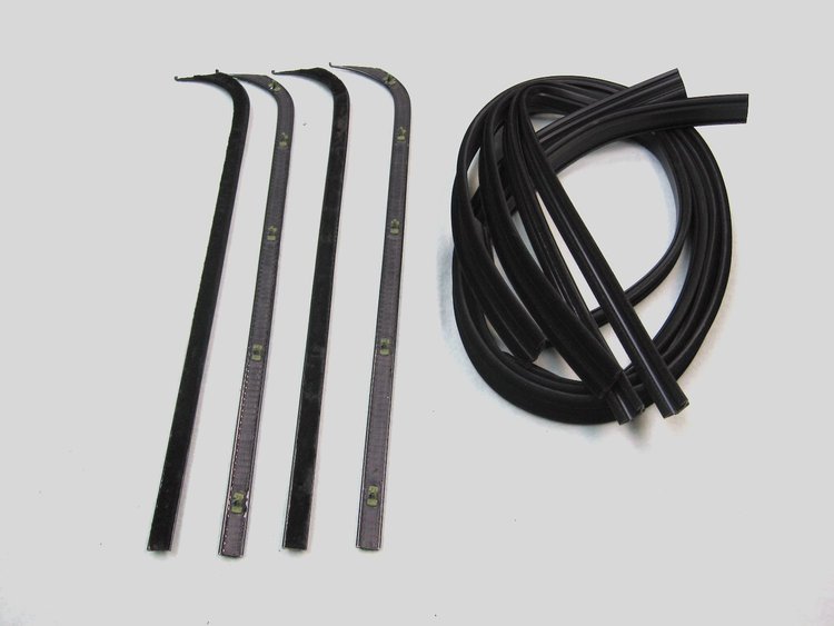 FC-KF1004 Belt Weatherstrip--Window Channel Kit, Inner/Outer Driver & Passenger Side for Ford F-100, Ford F-250, Ford F-350