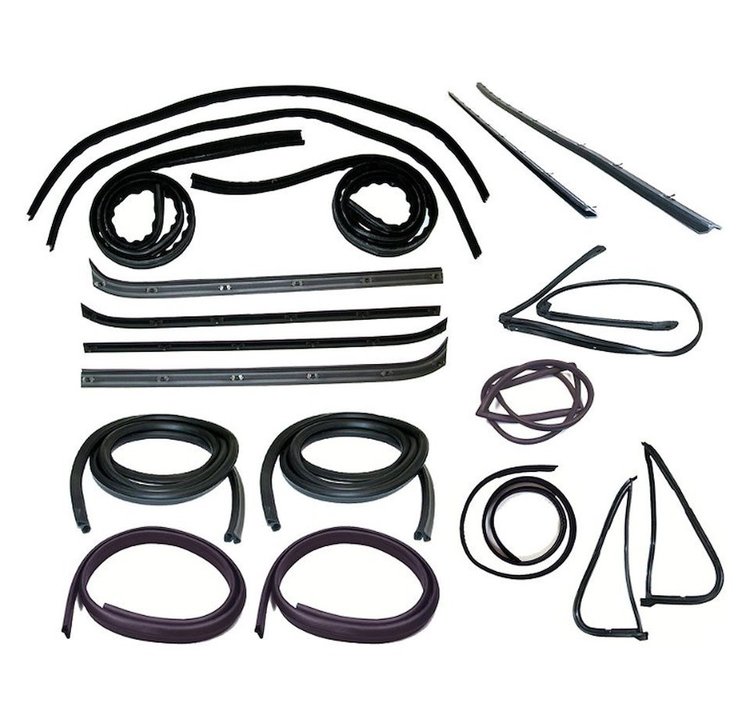 FC-KF1005-19 Belt Weatherstrip, Window Channel, Door Seal Kit for 1978-1979 Ford Bronco