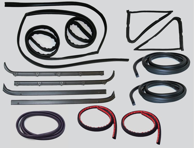 FC-KF1006-13 Belt Weatherstrip--Window Channel--Door Seal Kit, Inner/Outer Driver & Passenger Side