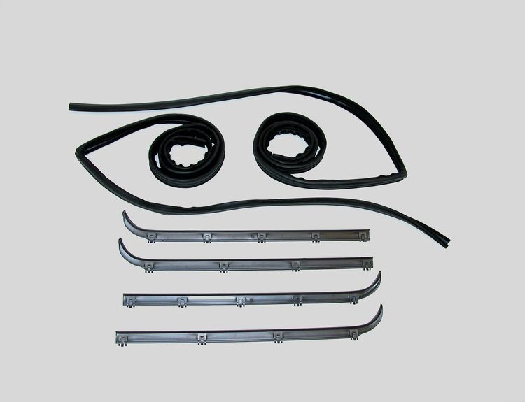 Belt Weatherstrip & Window Channel Kit 1987-1998 Ford Full Size Truck & Bronco