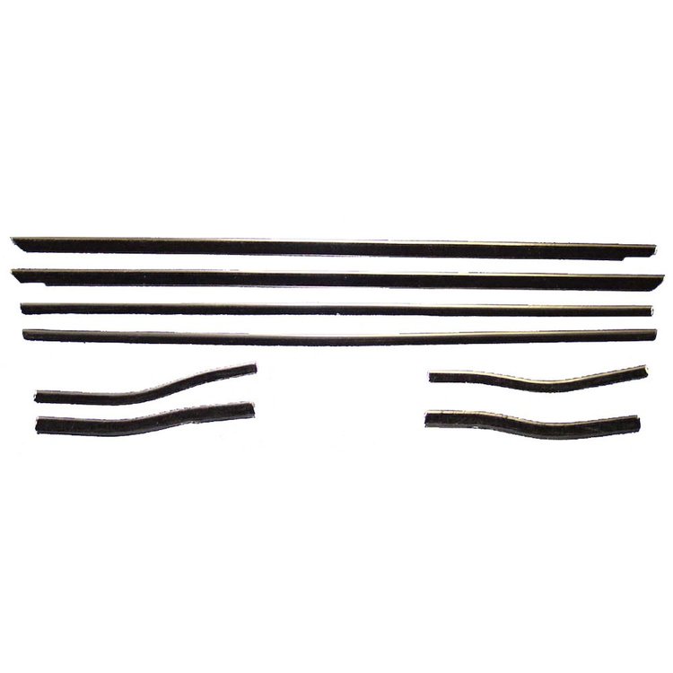 FC-KF2077 Belt Weatherstrip Kit, Front & Rear Inner/Outer Driver & Passenger Side for 1964-1966 Ford Mustang