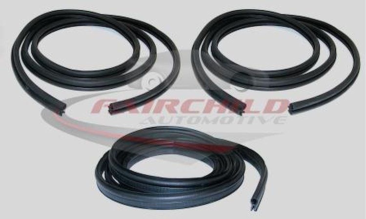 FC-KF3007 Door Seal, Trunk Seal Kit, Driver & Passenger Side, Trunk for 1979-1993 Ford Mustang