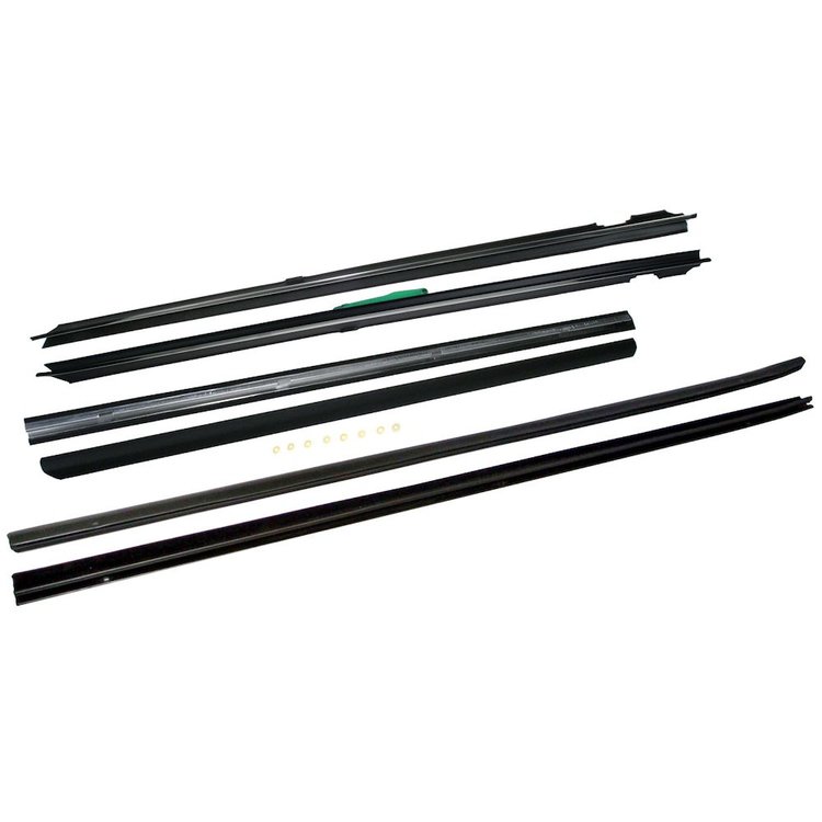 FC-KF4073 Belt Weatherstrip Kit, with Door Moldings, Driver & Passenger Side for 1988-1993 Ford Mustang